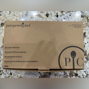 Mini freezer bowls and rack